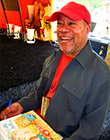 Jerry Pinkney signing autographs