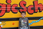Fan next to the Magic School Bus
