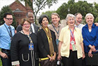 Bookfest authors smile for their photo