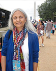 Uma Krishnaswami on the National Mall