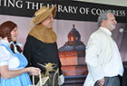 Cast of characters present in the Library of Congress Pavilion