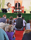 Librarian of Congress, Dr. Billington, reads to families