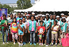 Girl Scout troops at the festival