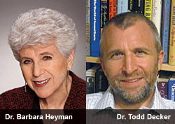 Image: Dr. Barbara Heynen and Dr. Todd Decker