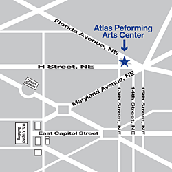 Map: Atlas Performing Arts Center