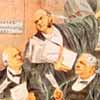 Thumbnail image of Joseph Keppler's cartoon, 
Our Overworked Supreme  Court