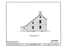 John Osborn House, North elevation