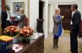 President Obama Talks With Kathryn Ruemmler