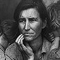 Destitute Pea Pickers in California. Mother of seven children.