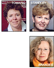 Images of lecturers: Tomaino, Standley, Brandes