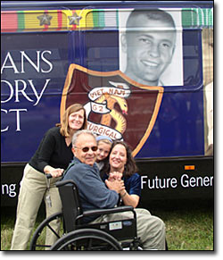 Image: Thomas family at LYNX bus unveiling.