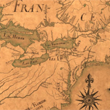 Amérique septentrion.lle [i.e. septentrionale] : composée, corigée, et augmētée, sur les iournaux, mémoires, et observations les plus justes qui en ón'́etes.tes en l'année 1685 & 1686, par plusieurs particuliés