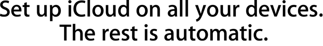 Set up iCloud on all your devices. The rest is automatic.