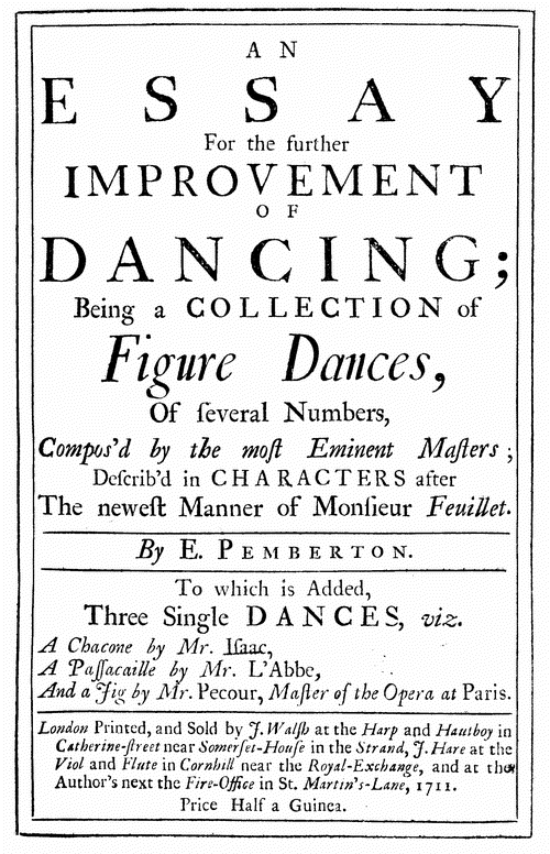 , An essay for the further improvement of dancing�