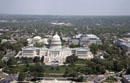 Aerial View of the United States Capitol