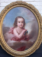 Portrait of a Child with Moth (probably Kate Bennitt)
