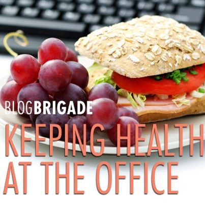 Photo: Sitting at a desk from 8:00 a.m. to 4:00 p.m.? Can't stay away from the office candy bowl? Read on for some of Melissa's quick and easy ways to stay healthy while working in an office.

Blog Brigade: Keeping Healthy at the Office: http://bit.ly/W5gvHq