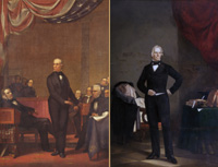Comparison of Henry Clay in the U.S. Senate by Phineas Staunton and Henry Clay by William Frye
