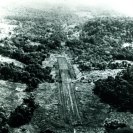 Photo: Airfield in the central highlands, Republic of Vietnam, constructed by the Seabee Technical Assistance Team, 0301, in 1964.  This strip was 2300’ long, 300’ wide, with 150’ of overrun.   NHHC Photograph Collection, NH 93807.
