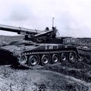 Photo: Con Thien, Republic of Vietnam, an 8 inch howitzer at the Con Thien, U.S. outpost, January 1969.   Photographed by PH3 Michael O. Newman.  NHHC Photograph Collection, L-File, XFC-00457-N0-1-69.