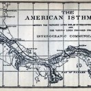 Photo: Map of the Isthmus of Darien.  Courtesy of the NHHC Navy Library.
