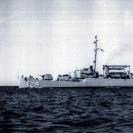 Photo: USS Horace A. Bass (APD 124), port broadside, circa December 1959.   National Archives photograph, USN 1045371.