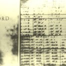Photo: USS Pueblo incident, 1968.  Poor-quality photograph of apparent position entries from the log of USS Pueblo (AGER-2). The photograph was issued by the North Korean government to support their claim that Pueblo had entered that state's territorial waters off Wonsan before she was attacked and captured by North Korean forces on 23 January 1968.  NHHC Photograph Collection, NH 75555.