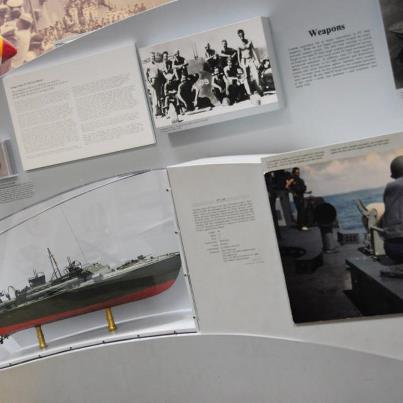 Photo: Exhibit in the Spotlight - John F. Kennedy and the PT-109
at the National Museum of the United States Navy

Photo: MC2(AW/SW) Gina K. Morrissette