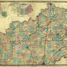Photo: Map of Kentucky and Tennessee, circa 1861.   Courtesy of the Library of Congress, Geography and Map Division:  G3950 1861 .C32 CW 215.8