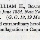 Photo: William H. Gowan  citation extracted from the publication “Medal of Honor, 1861-1949, The Navy.” Page 93.   Courtesy of the Navy Library.
