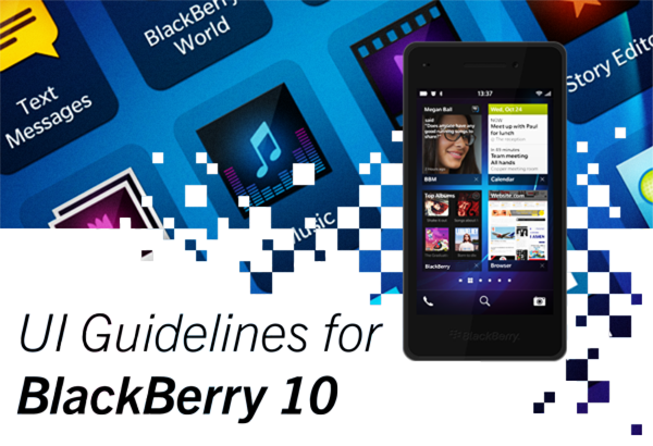 This image welcomes you to BlackBerry 10.