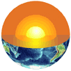 Graphic of the earth's core