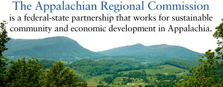 Photo of Appalachian Mountains. The Appalachian Regional Commission is a federal-state partnership that works for sustainable community and economic development in Appalachia.