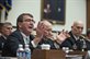 Deputy Defense Secretary Ashton B. Carter, left, gives testimony on the impact of sequestration before the House Armed Services Committee in Washington, D.C., Feb. 13, 2013. Army Gen. Martin E. Dempsey, center, chairman of the Joint Chiefs of Staff, and Army Chief of Staff Gen. Ray Odierno, right, also testified.  U.S. Army Photo by Staff Sgt. Teddy Wade