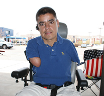 “Manuel has taught me a lot about courage. Life goes on and he goes on with it.” -- Manuel Salazar