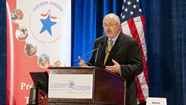 Craig Fugate speaking at a podium during a Citizen Corps function.