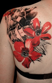 Poppy tattoo by Buena Vista Tattoo Club