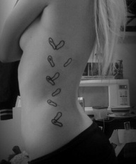 Dance positions tattoo ...never would get it, but  so clever