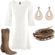 country concert, created by #haleyhartt on #polyvore. #fashion #style H Chan Luu