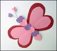 Heart Butterfly for Valentine's Day