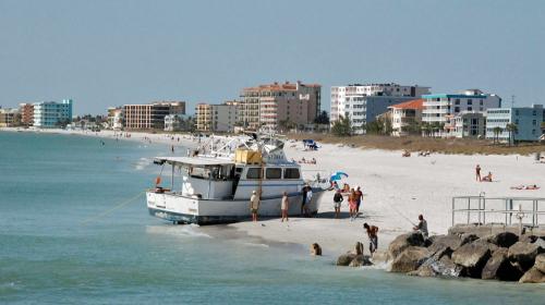 Fishermen and swimmers enjoy the Gulf Coast