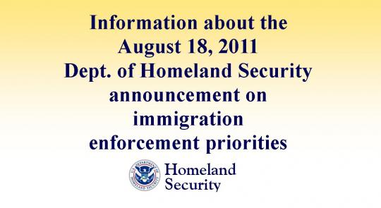 DHS Immigration Enforcement Priorities feature image