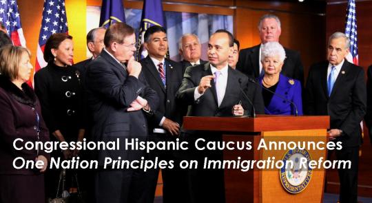 Hispanic Caucus Announces "One Nation Principles on Immigration Reform" feature image