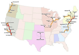 Obligated HSIPR Rail Funding by Mega-region