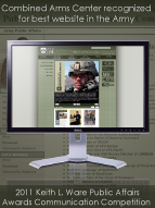 CAC recognized for best website in the Army