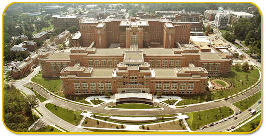 Aerial view of NIH Campus