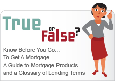 Know Before You Go...To Get a Mortgage