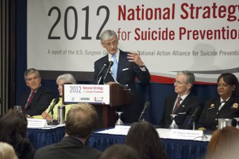 McHugh speaks at suicide prevention press conferen