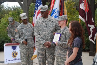 Gen. Austin awards Purple Heart at BAMC