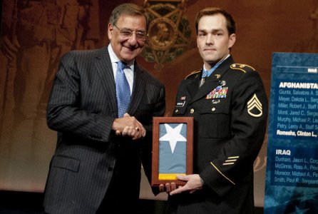 Romesha inducted into Pentagon Hall of Heroes